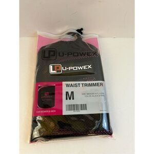 U‎ Powex Waist Trimmer Medium black pink 41"x8 w NEW